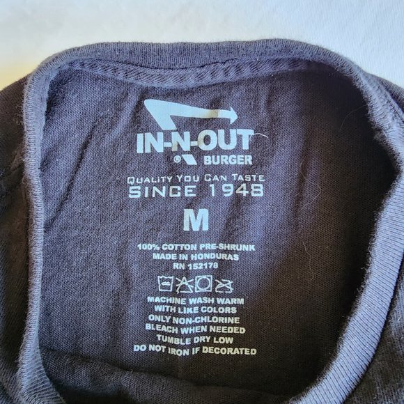 In-N-Out, T-Shirt 70 Anniversary Collection, Size M, 100% Cotton, Casual, Fun. - Picture 3 of 7